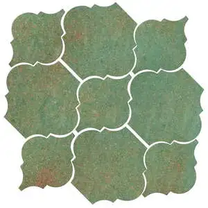 Studio Field Arabesque Pattern 5B High Fire Ceramic Turtle