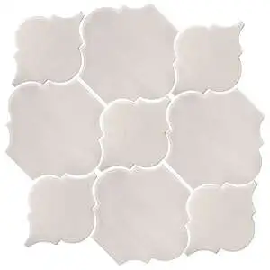 Studio Field Arabesque Pattern 5B High Fire Ceramic Viridian