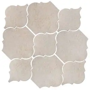 Studio Field Arabesque Pattern 5B High Fire Ceramic Walnut Spice