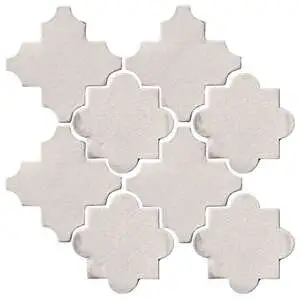 Studio Field Arabesque Pattern 8C High Fire Ceramic Beach Sand