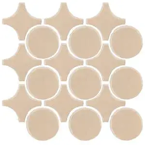 Studio Field Arabesque Pattern 9A High Fire Ceramic Tile Bread