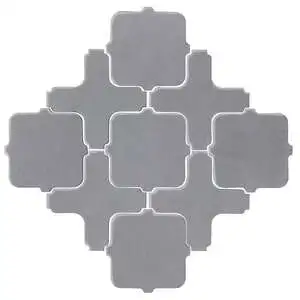 Studio Field Arabesque Pattern 11A High Fire Ceramic Battleship