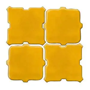 Studio Field Arabesque Pattern 11B High Fire Ceramic Sunflower