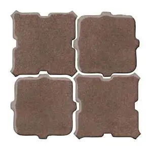 Studio Field Arabesque Pattern 11B High Fire Ceramic Suede