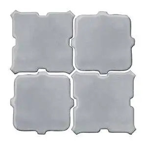 Studio Field Arabesque Pattern 11B High Fire Ceram Silver Shadow