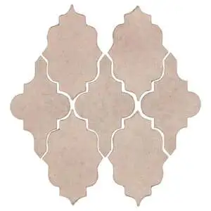 Studio Field Arabesque Pattern 12 High Fire Ceramic Alabaster