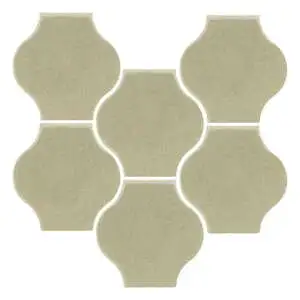 Sudio Field 5x5 Pata Grande High Fire Ceramic Tile Aloe Vera