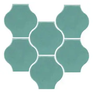 Sudio Field 5x5 Pata Grande High Fire Ceramic Tile Blue Haze