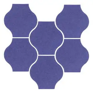 Sudio Field 5x5 Pata Grande High Fire Ceramic Tile Blue Satin