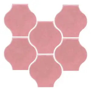 Sudio Field 5x5 Pata Grande High Fire Ceramic Tile Bubble Gum