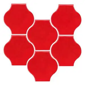 Sudio Field 5x5 Pata Grande High Fire Ceramic Tile Cherry Tomato