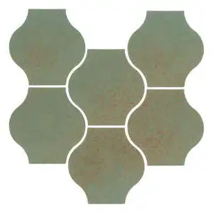 Sudio Field 5x5 Pata Grande High Fire Ceramic Tile Chrome