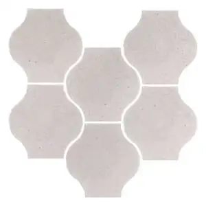Sudio Field 5x5 Pata Grande High Fire Ceramic Tile Great White