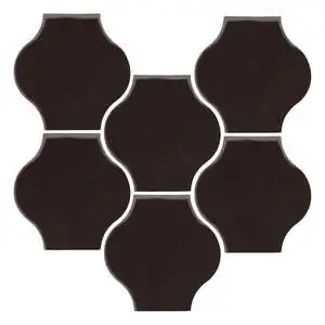 Sudio Field 5x5 Pata Grande High Fire Ceramic Tile Licorice