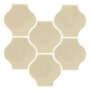 Sudio Field 5x5 Pata Grande High Fire Ceramic Tile Light Lemon