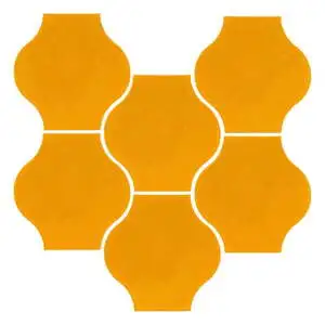 Sudio Field 5x5 Pata Grande High Fire Ceramic Tile Mandarin