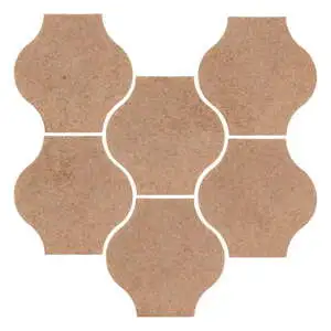 Sudio Field 5x5 Pata Grande High Fire Ceramic Tile Nut Shell