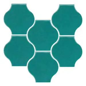 Sudio Field 5x5 Pata Grande High Fire Ceramic Tile Real Teal