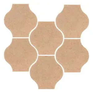 Sudio Field 5x5 Pata Grande High Fire Ceramic Tile Shiitake
