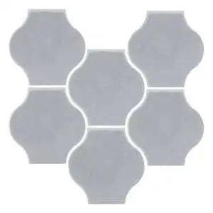 Sudio Field 5x5 Pata Grande High Fire Ceramic Tile Silver Shadow