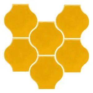 Sudio Field 5x5 Pata Grande High Fire Ceramic Tile Sunflower