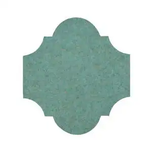 Studio Field 12x13 San Felipe High Fire Ceramic Tile Aqua