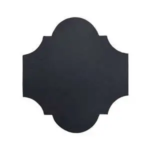 Studio Field 12x13 San Felipe High Fire Ceramic TilBlack Diamond