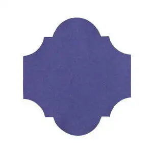 Studio Field 12x13 San Felipe High Fire Ceramic Tile Blue Satin