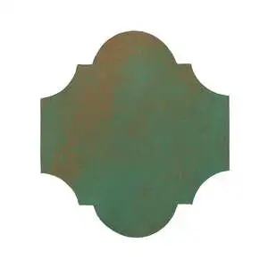 Studio Field 12x13 San Felipe High Fire Ceramic Tile Copper