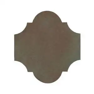 Studio Field 12x13 San Felipe High Fire Ceramic Tile Elder Green