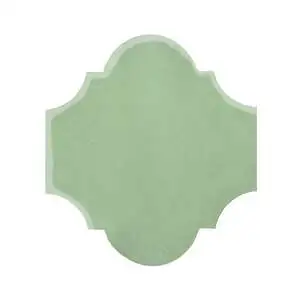 Studio Field 12x13 San Felipe High Fire Ceramic Tile Peppermint