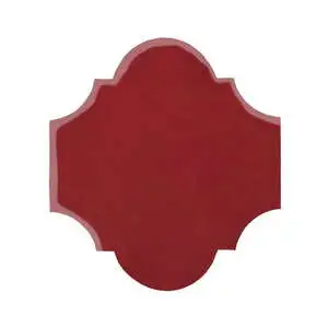 Studio Field 12x13 San Felipe High Fire Ceramic Tile Pinot Noir