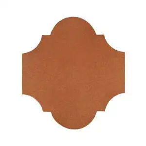 Studio Field 12x13 San Felipe High Fire Ceramic Tile Red Iron