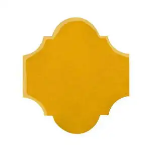 Studio Field 12x13 San Felipe High Fire Ceramic Tile Sunflower