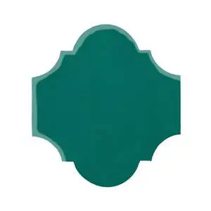 Studio Field 12x13 San Felipe High Fire Ceramic Tile Viridian