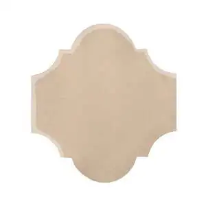 Studio Field 12x13 San Felipe High Fire Ceramic Tile White Bread