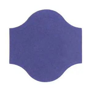Sudio Field 11x11 Pata Grande High Fire Ceramic Tile Blue Satin