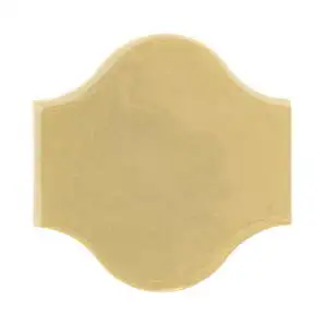 Sudio Field 11x11 Pata Grande High Fire Ceramic Tile Egg Cream