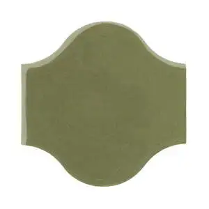 Sudio Field 11x11 Pata Grande High Fire Ceramic Tile Kelp