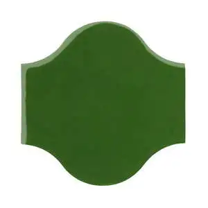 Sudio Field 11x11 Pata Grande High Fire Ceramic Tile Lucky Green