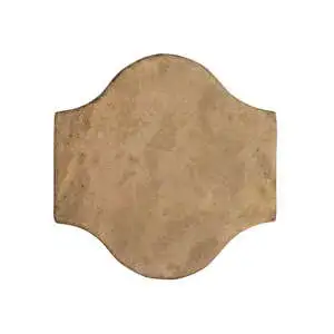 Super Artillo 11x11 Pata Grande Concrete Tile Caqui