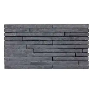 Newport 2x20 Thin Brick Veneer Charcoal