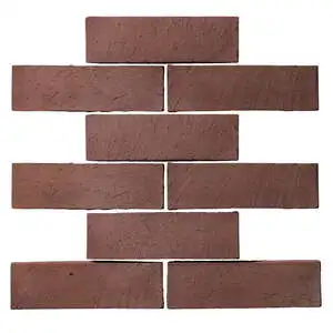Norman 3x11 Thin Brick Veneer City Hall Red
