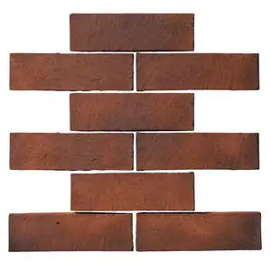 Norman 3x11 Thin Brick Veneer Red Flash