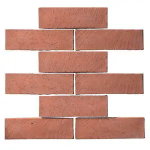 Norman 3x11 Thin Brick Veneer Rosa
