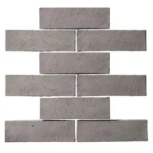 Norman 3x11 Thin Brick Veneer Sidewalk Gray