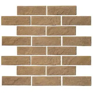 Standard 2x8 Thin Brick Veneer Caqui Wall Tile