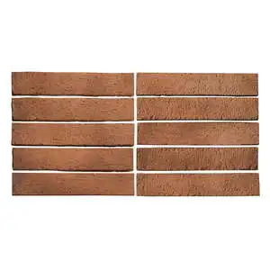 University 2x11 Thin Brick Veneer Cotto Dark