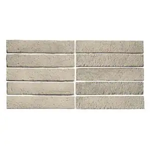University 2x11 Thin Brick Veneer Early Gray
