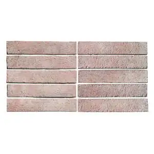 University Thin Brick Veneer Rosa White Wash